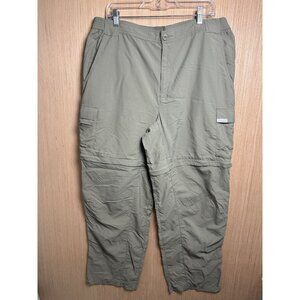 Columbia Pants Mens XL Oversized Titanium Packable Convertible Outdoor y2k